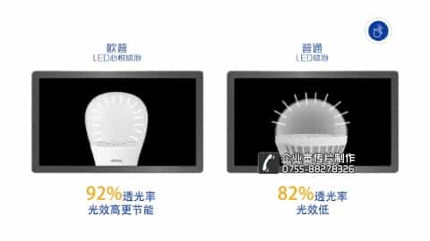 LED照明球泡产品宣传片（opple照明） - 深圳拍摄产品视频 - 深圳映画传媒