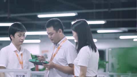 上市公司深圳雄帝科技最新生产线拍摄制作中