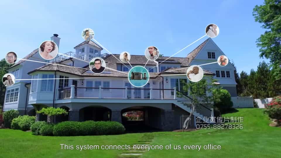 国外小型办公企业内部通讯设备产品宣传片