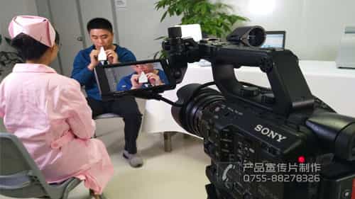 签约中核海得威生物科技拍摄产品操作视频