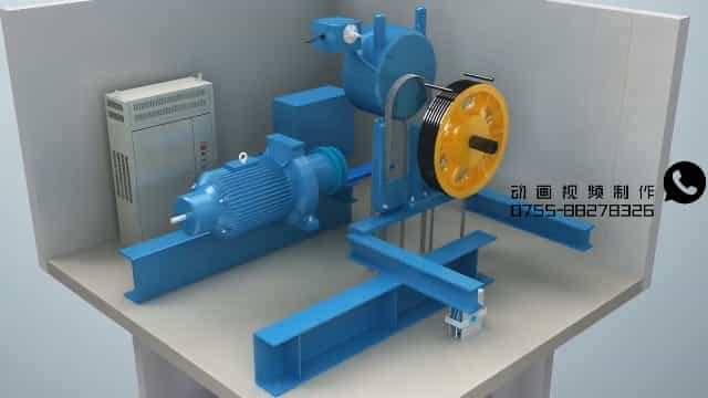 电梯部件三维动画视频 - 深圳3D动画制作 - 深圳映画传媒